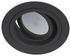 ЭРА Встраиваемый светильник алюминиевый KL84 BK MR16/GU5.3 черный Б0054347 - фото 115007