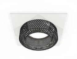 Ambrella Комплект встраиваемого светильника XC7631021 SWH/BK белый песок/тонированный MR16 GU5.3 (C7631, N7192) XC7631021 - фото 115047