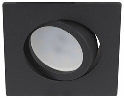 ЭРА Встраиваемый светильник алюминиевый KL87 BK MR16/GU5.3 черный Б0054353 - фото 115072