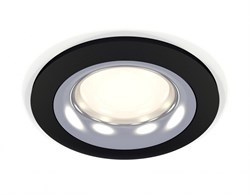 Ambrella Комплект встраиваемого светильника XC7622003 SBK/PSL черный песок/серебро полированное MR16 GU5.3 (C7622, N7012) XC7622003 - фото 115093