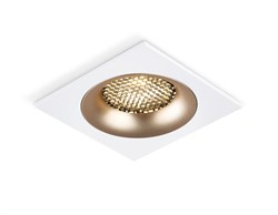 Ambrella Светильник встраиваемый TN102728 WH/GD белый/золото GU5.3 92*92*23 TN102728 - фото 115095
