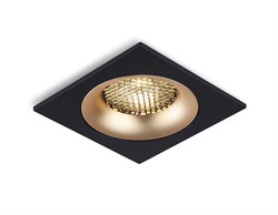 Ambrella Светильник встраиваемый TN102730 BK/GD черный/золото GU5.3 92*92*23 TN102730 - фото 115117