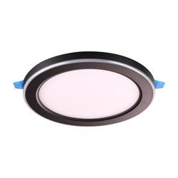 Novotech 359021 SPOT NT23 черный Светильник встраиваемый светодиодный (три сценария работы) IP20 LED 3000К 12W+4W 100-265V 1120Лм SPAN 359021 - фото 115152