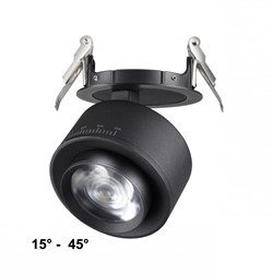 Novotech 358944 SPOT NT22 черный Светильник встраиваемый светодиодный IP20 LED 4000К 18W 220V EDDY 358944 - фото 115251