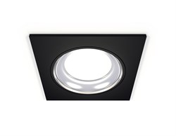 Ambrella Комплект встраиваемого светильника XC7632061 SBK/PSL черный песок/серебро полированное MR16 GU5.3 (C7632, N7023) XC7632061 - фото 115252