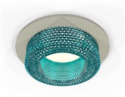 Ambrella Комплект встраиваемого светильника XC7623023 SGR/BL серый песок/голубой MR16 GU5.3 (C7623, N7194) XC7623023 - фото 115256