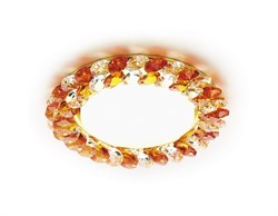 Ambrella Встраиваемый точечный светильник G206 TI/G золото/янтарный GX53 G206 TI/G - фото 115266