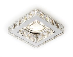 Ambrella Встраиваемый точечный светильник K110 CL/CH хром/прозрачный хрусталь MR16 K110 CL/CH - фото 115346