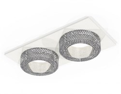 Ambrella Комплект встраиваемого светильника XC7635020 SWH/CL белый песок/прозрачный MR16 GU5.3 (C7635, N7191) XC7635020 - фото 115423