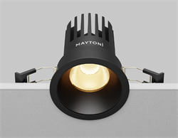 Maytoni Technical Встраиваемый светильник Dip 2700K 15Вт 50° DL117-15W-2.7K-B - фото 115453