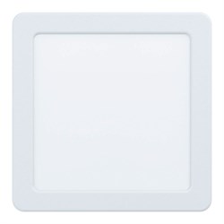 Eglo 99179 Светодиодный встраиваемый светильник FUEVA 5, 10,5W (LED), 166х166, ET26, 1350lm, 4000K, сталь, белый 99179 - фото 115509