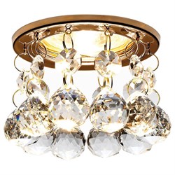 Ambrella Встраиваемый точечный светильник K2051 CL/G золото/прозрачный MR16 K2051 CL/G - фото 115617