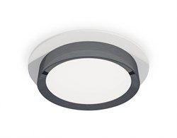 Ambrella Комплект встраиваемого светильника XC8050007 SWH/PPH белый песок/графит полированный GX53 (C8050, N8133) XC8050007 - фото 115631