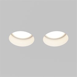 Maytoni Technical Встраиваемый светильник Gyps Modern GU10 2x10Вт DL123-GU10-02-W - фото 115681