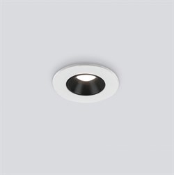 Elektrostandard 25025/LED / Встраиваемый светильник 3W 4200K WH/BK белый/черный a056778 - фото 115777