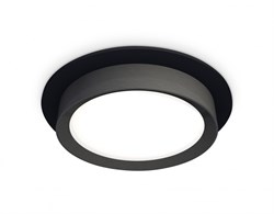 Ambrella Комплект встраиваемого светильника XC8051002 SBK/PBK черный песок/черный полированный GX53 (C8051, N8113) XC8051002 - фото 115817