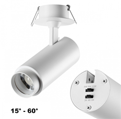 Novotech 359221 SPOT NT23 000 белый Светильник встраиваемый с перекл. цв. температуры, мощности IP20 LED 3000К\4000К\6000К 5W/9W/13W 220V NAIL 359221 - фото 115819