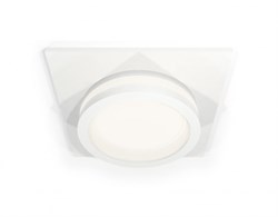 Ambrella Комплект встраиваемого светильника с акрилом XC6520060 SWH/FR белый песок/белый матовый MR16 GU5.3 (C6520, N6220) XC6520060 - фото 115860