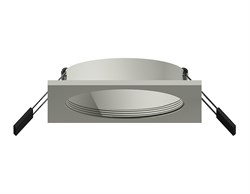 Ambrella Корпус светильника встраиваемый для насадок D70mm C7633 SGR серый песок 92*92*H25mm MR16 GU5.3 C7633 - фото 115904