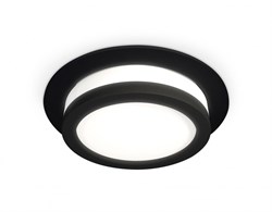 Ambrella Комплект встраиваемого светильника XC8051017 SBK/FR черный песок/белый матовый GX53 (C8051, N8415) XC8051017 - фото 115921