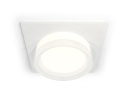Ambrella Комплект встраиваемого светильника с акрилом XC6520066 SWH/FR/CL белый песок/белый матовый/прозрачный MR16 GU5.3 (C6520, N6241) XC6520066 - фото 115926