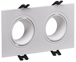 Светильник 4102 встраиваемый 2хMR16 квадрат пласт. бел. LT-UVB0-4102-GU05-2-K01 pe654775 - фото 115931