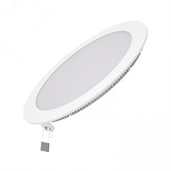 Светодиодный встраиваемый светильник ультратонкий круглый IP20 18W 2700K 1/20 939111118 pe729078 - фото 115938