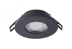 Светильник встраиваемый влагозащищенный WR3 BK MR16/GU5.3 IP44 черн. Б0054367 pe708614 - фото 115951