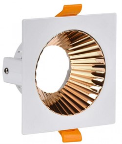 Светильник 4109 встраиваемый поворотный GU10 бел./золото пласт. LT-UVB0-4109-GU10-1-K22 pe654743 - фото 115971