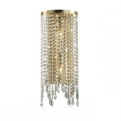 Odeon Light 5028/2WA MODERN ODL23 431 золотой/прозрачный металл/хрусталь Бра E14 2*40W CHOKKA 5028/2WA - фото 116456
