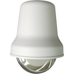 Zamel Звонок ТРАДИЦИОННЫЙ", проводной, эл.-механич., 220 В, хромированная чаша+белый корпус, 90 дБ" DNS-206-BIA - фото 118075