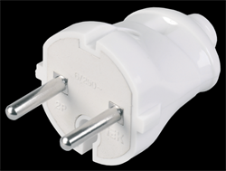 IEK ВПп20-01-Ст Вилка разборная прямая без з/к 6А белая EVP20-06-01-K01 - фото 118141