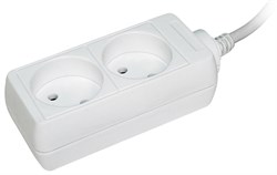 IEK Удлинитель У2 2 места 2Р/5 метров 2х0,75мм2 10А/250 WYP10-06-02-05-N - фото 118181