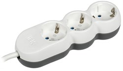 IEK UNO Удлинитель У03 3 места 2P+PE/1,5м 3х1,5мм2 16А/250В UNO WYP53-16-03-D15-Z - фото 118274