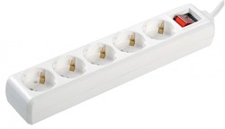 IEK Удлинитель У05К-выкл. 5 мест 2Р+PЕ/3метра 3х1мм2 16А/250В WYP10-16-05-03-ZK-N - фото 118297