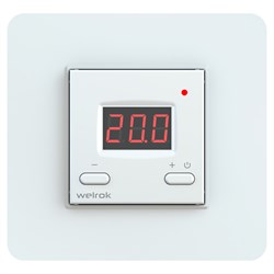 Welrok vt  терморегулятор эл. для обогревателя 16А, 3000ВА., 0-35град. 4660251140144 - фото 118445