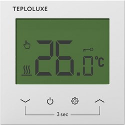 Теплолюкс Терморегулятор электронный Pontus белый 100037087900 - фото 118449