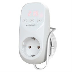 Welrok pt 2m red терморегулятор эл. для обогревателя 16 А, 3000 ВА, 
0…30  °С 4660251140427 - фото 118465