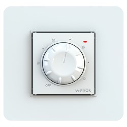 Welrok rtp терморегулятор мех. для теплого пола 16А, 3000ВА., пол 5-40град. 4660251140045 - фото 118466