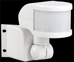 IEK Датчик движения ДД 018В белый, макс. нагрузка 1100Вт, угол обзора 270град., дальность 12м, IP44 LDD10-018B-1100-001 - фото 118564