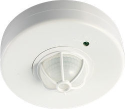 Jazzway Датчик движения PMS-IR 024 1200Вт 360° 2-6м WH IP20 .5012974 - фото 118767