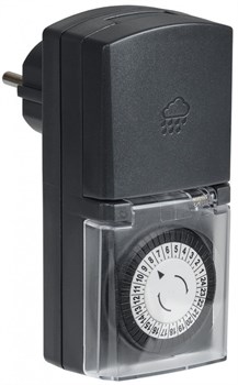 IEK РТМ-4 Розетка-таймер механический 30мин 24ч 48on/off 16А IP44 ERT-20-1-16-S-30-0-44-K01 - фото 120038