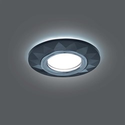 Gauss Светильник Backlight BL058 Круг Гран. Графит/Хром, Gu5.3, LED 4100K BL058 - фото 12017