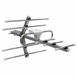 ТВ-Антенна наружная "АКТИВНАЯ" для аналогового и цифрового ТВ - DVB-T2 (модель RX-411-1) (пакет) Rexant 34-0411-1 - фото 122292