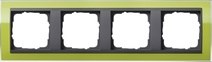 Рамка 4-пост, Gira Event Clear для центральных вставок цвета "антрацит" зеленый - фото 12701