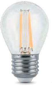 Gauss Лампа Filament Шар 5W 450lm 4100К Е27 LED 105802205 - фото 34157