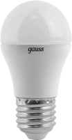 Gauss Лампа Шар 6.5W 550lm 4100K E27 LED 105102207 - фото 34180