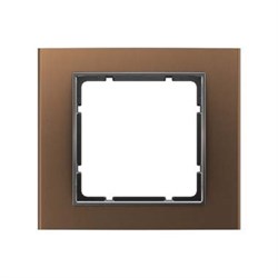 Рамкa одинарная B.3, алюминевая, коричневый/антрацит 10113001 - фото 3743