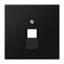 JUNG LS 990 Черный матовый Плата для одного модуля (LS969-1UASWM) - фото 43528