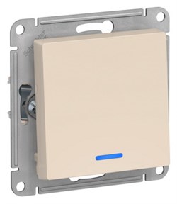 Выключатель одноклавишный с подсветкой ATN000213 Schneider Electric - фото 44949